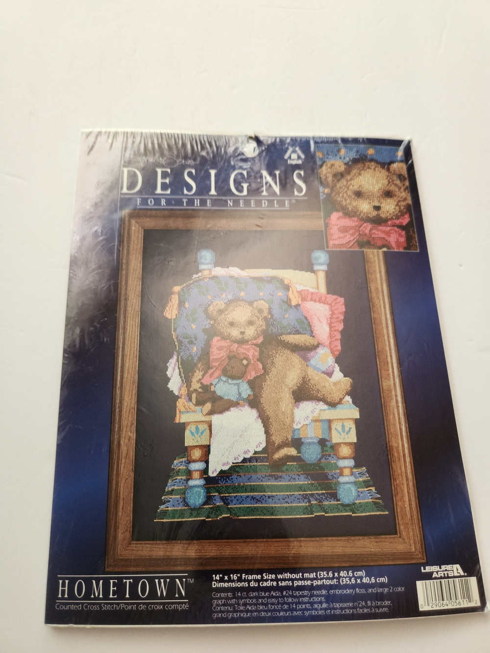 Mr. Bear Counted Cross-stitched No. 5611 Original Creative Needlecrafts Embroide